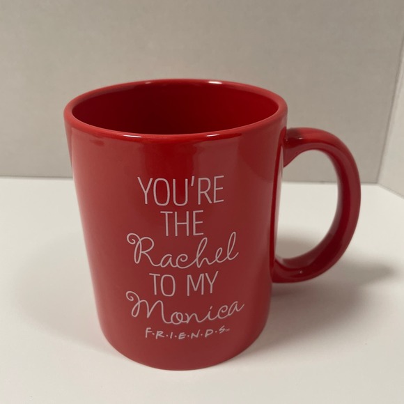 NWOT Rachel Monica Friends Mug Chandler Joey Ross Stoneware - Picture 1 of 5